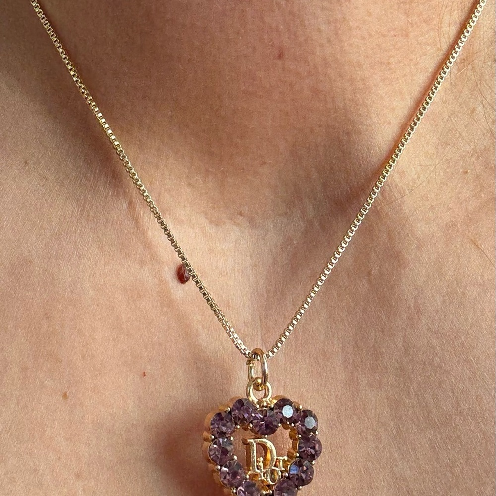 Gold Heart Pendant Necklace